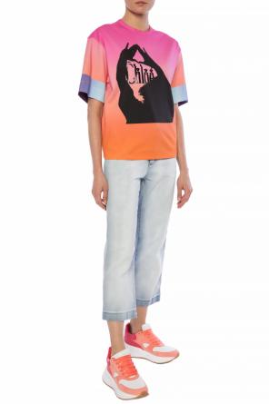 Patterned t-shirt with logo, zdjęcie 2 Patterned t-shirt with logo od Chloe